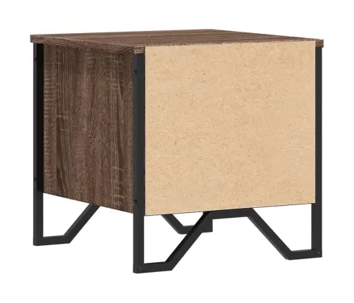 Naktsskapītis, Ozolkoka Krāsa, 40X41X40 Cm, Inženierijas Koks Vidaxl