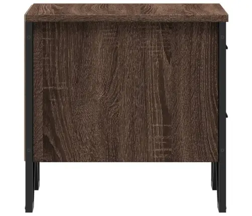 Öökapid 2 Tk, Pruun Tamm, 40X41X40 cm Tehispuit