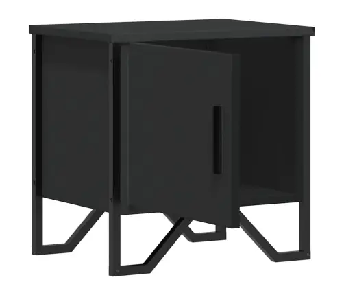 Naktsskapītis, Melns, 40X30X40 Cm, Skaidu Plāksne Vidaxl Naktsskapītis, Melns, 40X30X40 Cm, Skaidu Plāksne Vidaxl