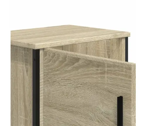 Öökapid 2 Tk, Sonoma Tamm, 40 X 30 X 40 cm Tehispuit