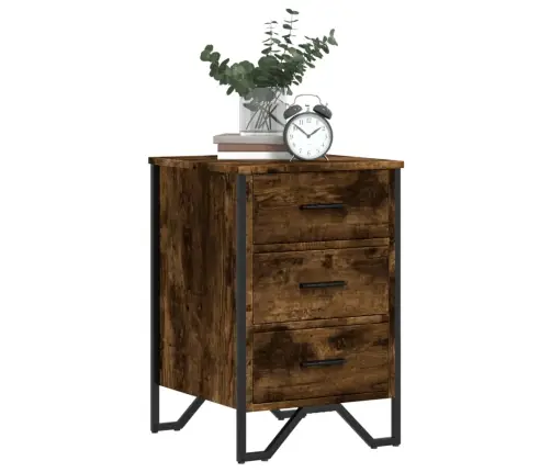 Naktsskapītis, Ozolkoka Krāsa, 40X41X60 Cm, Inženierijas Koks Vidaxl