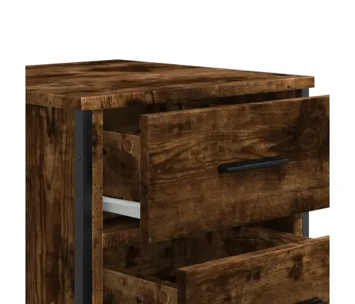 Naktsskapītis, Ozolkoka Krāsa, 40X41X60 Cm, Inženierijas Koks Vidaxl