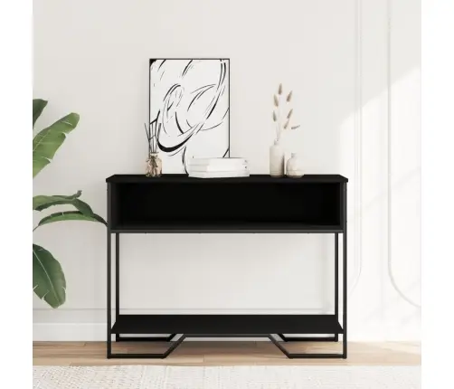 Konsoles Galdiņš, Melns, 100X35X74,5 Cm, Inženierijas Koks Vidaxl