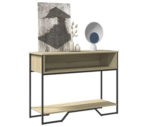 Konsoles Galdiņš, Koka Krāsa, 100X35X74,5 Cm, Inženierijas Koks Vidaxl