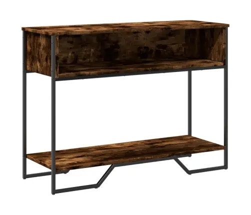 Konsolinis Staliukas, Dūminio Ąžuolo, 100X35X74,5cm Mediena