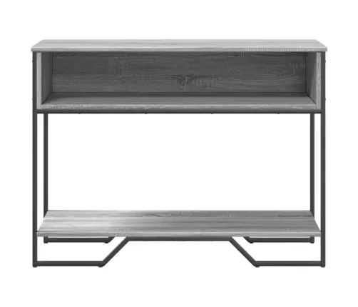 Konsoles Galdiņš, Pelēcīgs, 100X35X74,5 Cm, Inženierijas Koks Vidaxl