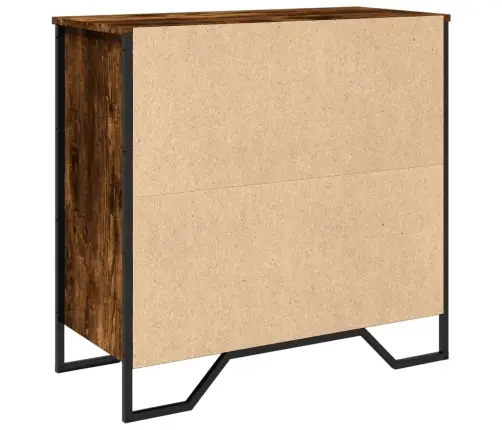 Kumode, Ozolkoka Krāsa, 78X35,5X74,5 Cm, Inženierijas Koks Vidaxl