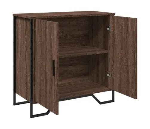 Kumode, Brūna Ozolkok, 78X35,5X74,5 Cm, Inženierijas Koks Vidaxl