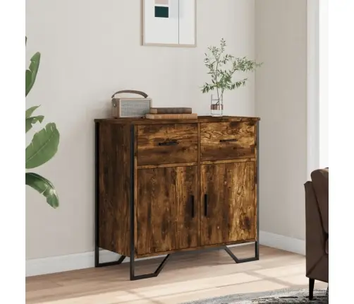 Šoninė Spintelė, Dūminio Ąžuolo, 79,5X35,5X74,5cm Mediena