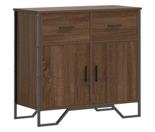 Kumode, Ozolkoka Krāsa, 79,5X35,5X74,5 Cm, Inženierijas Koks Vidaxl Kumode, Ozolkoka Krāsa, 79,5X35,5X74,5 Cm, Inženierijas Koks Vidaxl