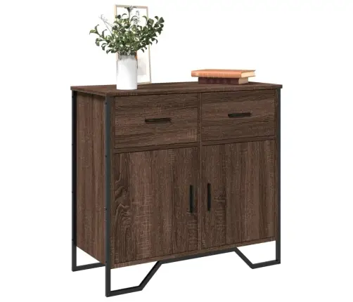 Kumode, Ozolkoka Krāsa, 79,5X35,5X74,5 Cm, Inženierijas Koks Vidaxl Kumode, Ozolkoka Krāsa, 79,5X35,5X74,5 Cm, Inženierijas Koks Vidaxl