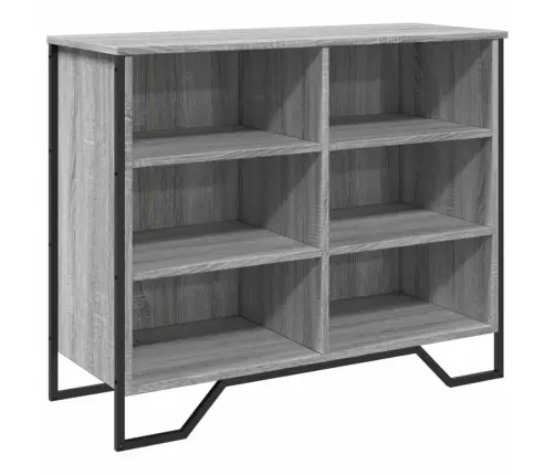 Kumode, Pelēka Ozolkoka, 91X35,5X74,5 Cm, Inženierijas Koks Vidaxl