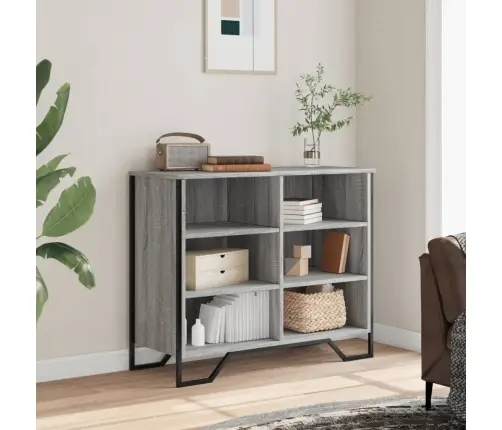 Kumode, Pelēka Ozolkoka, 91X35,5X74,5 Cm, Inženierijas Koks Vidaxl