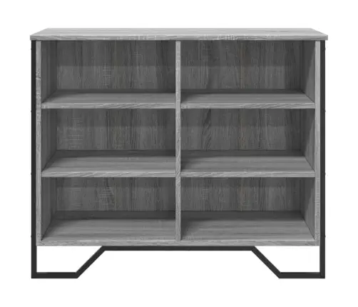 Kumode, Pelēka Ozolkoka, 91X35,5X74,5 Cm, Inženierijas Koks Vidaxl