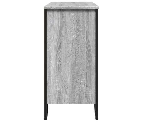 Kumode, Pelēka Ozolkoka, 91X35,5X74,5 Cm, Inženierijas Koks Vidaxl