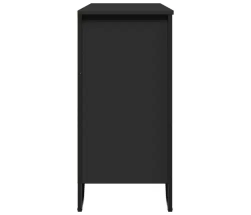 Kumode, Melna, 101X35,5X74,5 Cm, Inženierijas Koks Vidaxl
