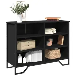 Kumode, Melna, 101X35,5X74,5 Cm, Inženierijas Koks Vidaxl