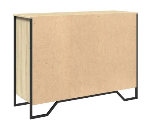 Šoninė Spintelė, Ąžuolo, 101X35,5X74,5cm Apdirbta Mediena