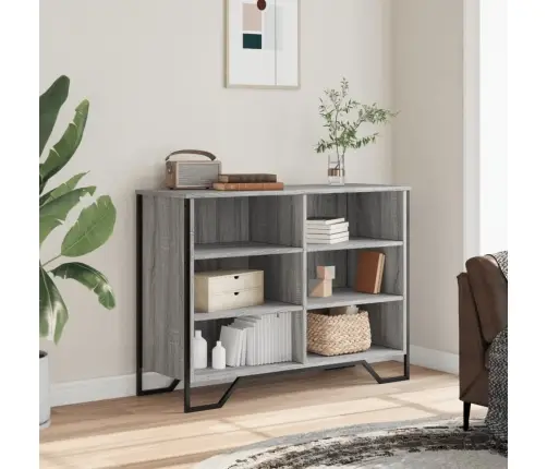 Šoninė Spintelė, Pilka Ąžuolo, 101X35,5X74,5cm Mediena