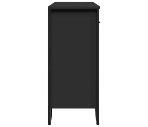 Kumode, Melns, 97X32,5X74,5 Cm, Inženierijas Koks Vidaxl