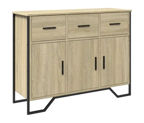 Kumode, Ozolkoka Krāsa, 97X32,5X74,5 Cm, Inženierijas Koks Vidaxl