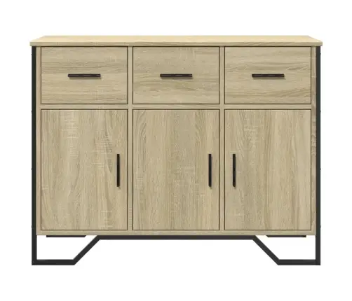 Kumode, Ozolkoka Krāsa, 97X32,5X74,5 Cm, Inženierijas Koks Vidaxl