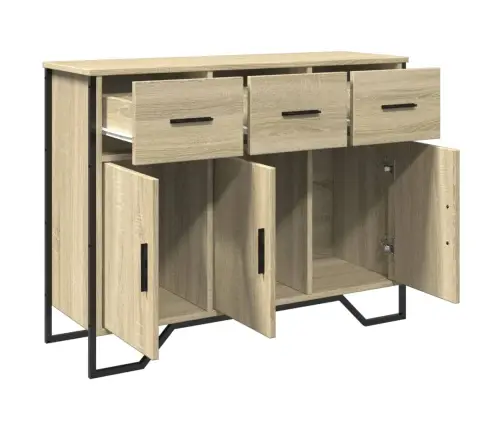 Kumode, Ozolkoka Krāsa, 97X32,5X74,5 Cm, Inženierijas Koks Vidaxl