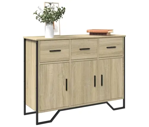 Kumode, Ozolkoka Krāsa, 97X32,5X74,5 Cm, Inženierijas Koks Vidaxl