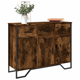 Puhvetkapp, Suitsutatud Tamm, 97X32,5X74,5 cm Tehispuit