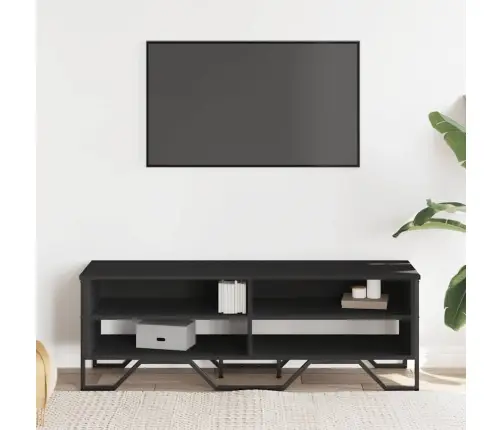 Telerikapp, Must, 122X34X41 cm Tehispuit