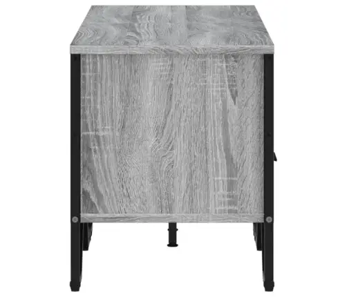 Tv Skapītis, Pelēka Ozola, 122X34X41 Cm, Inženierijas Koks Vidaxl