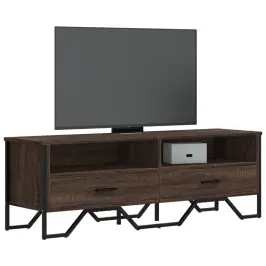 Tv Skapītis, Brūna Ozolkoka, 122X34X41 Cm, Inženierijas Koks Vidaxl