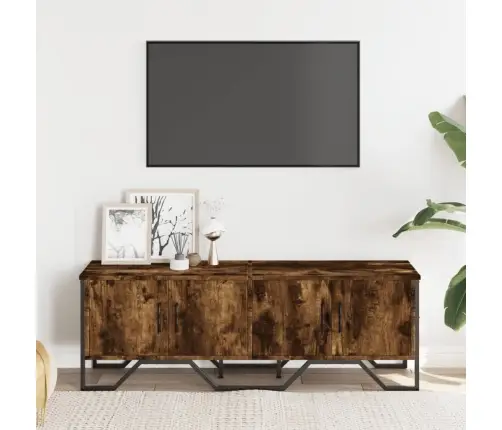 Tv Skapītis, Ozolkoka Krāsa, 122X34X41 Cm, Inženierijas Koks Vidaxl