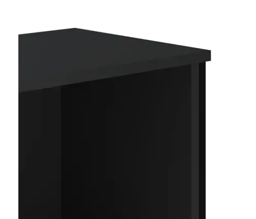 Grāmatplaukts, Melns, 50X31X74,5 Cm, Inženierijas Koks Vidaxl Grāmatplaukts, Melns, 50X31X74,5 Cm, Inženierijas Koks Vidaxl