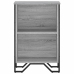 Raamatualus, Hall Sonoma Tamm, 50X31X74,5 cm Tehispuit