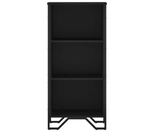 Grāmatplaukts, Melns, 50X31X106 Cm, Inženierijas Koks Vidaxl