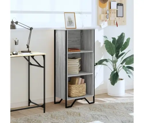 Raamatualus, Hall Sonoma Tamm, 50X31X106 cm Tehispuit