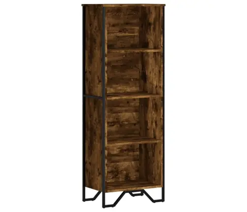 Grāmatplaukts, Ozola Krāsa, 50X31X137,5 Cm, Inženierijas Koks Vidaxl