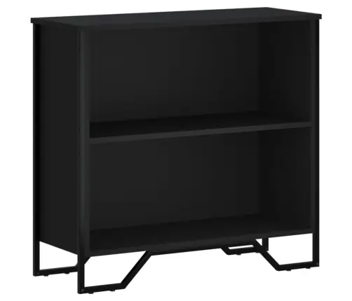 Grāmatplaukts, Melns, 80X31X74,5 Cm, Inženierijas Koks Vidaxl