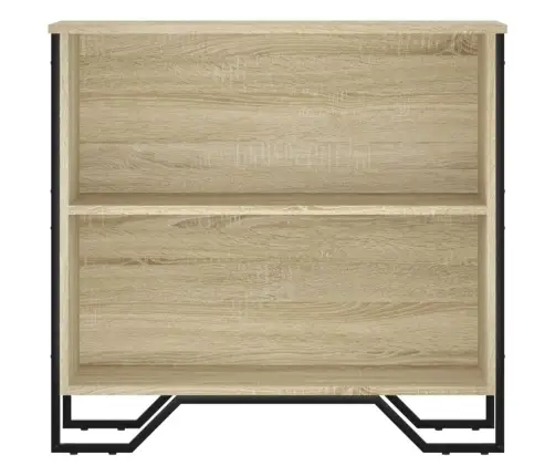 Knygų Spinta, Sonoma Ąžuolo, 80X31X74,5cm Apdirbta Mediena