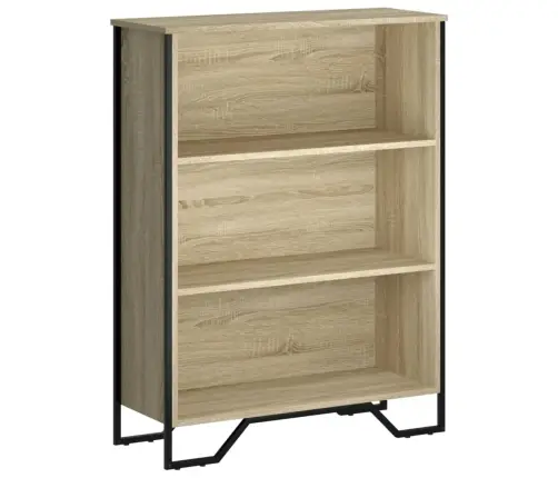 Raamatualus, Sonoma Tamm, 80X31X106 cm Tehispuit