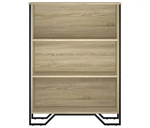 Raamatualus, Sonoma Tamm, 80X31X106 cm Tehispuit