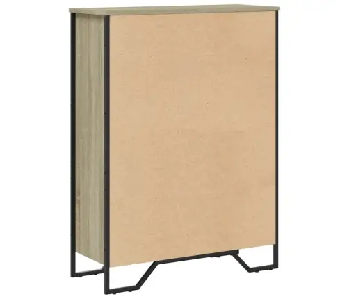 Raamatualus, Sonoma Tamm, 80X31X106 cm Tehispuit