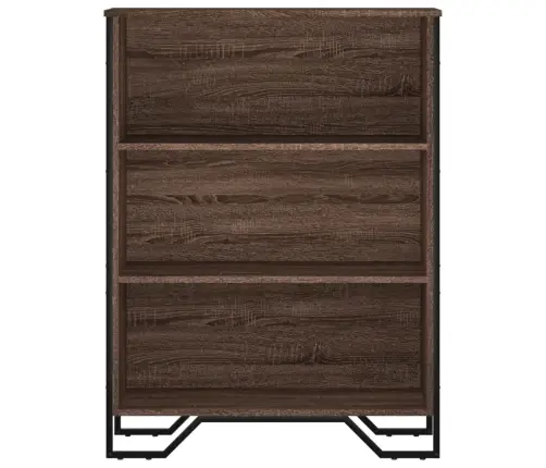 Raamatualus, Pruun Tamm, 80X31X106 cm Tehispuit