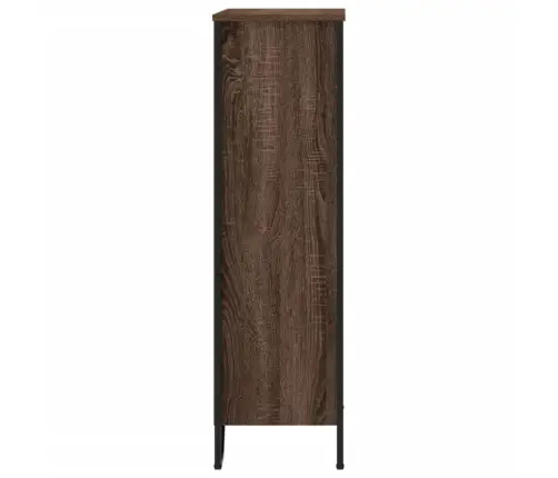 Raamatualus, Pruun Tamm, 80X31X106 cm Tehispuit