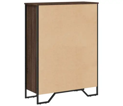 Raamatualus, Pruun Tamm, 80X31X106 cm Tehispuit