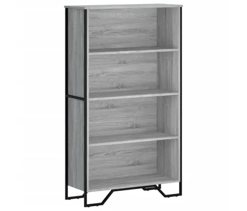 Grāmatplaukts, Pelēka Koka, 80X31X137,5 Cm, Inženierijas Koks Vidaxl Grāmatplaukts, Pelēka Koka, 80X31X137,5 Cm, Inženierijas Koks Vidaxl