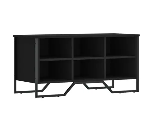 Spintelė Batams, Juodos Spalvos, 90X38X45,5cm Apdirbta Mediena