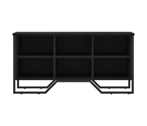 Spintelė Batams, Juodos Spalvos, 90X38X45,5cm Apdirbta Mediena