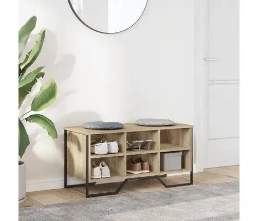 Jalatsikapp, Sonoma Tamm, 90X38X45,5 cm Tehispuit